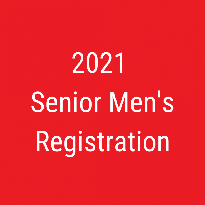 2021 Senior men's registration