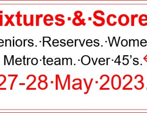 All Fixtures / Scores. 27-28 May 23