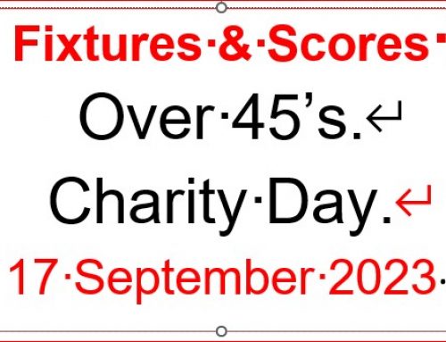 All Fixtures / Scores. 17 September 23