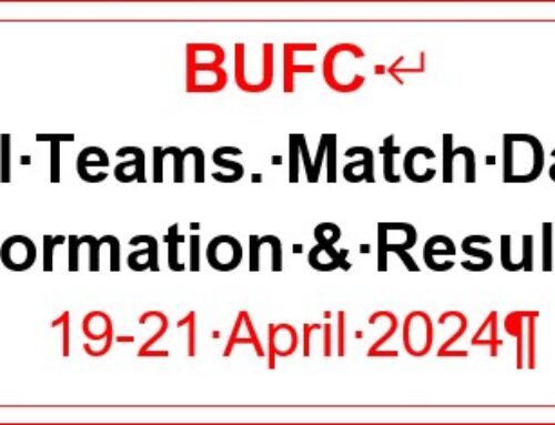 1. Matchday Info and Results. 21 Apr 24.
