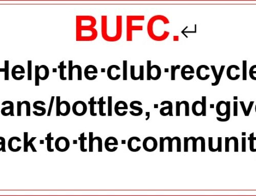 Help the Club Recycle. 15 Apr 24