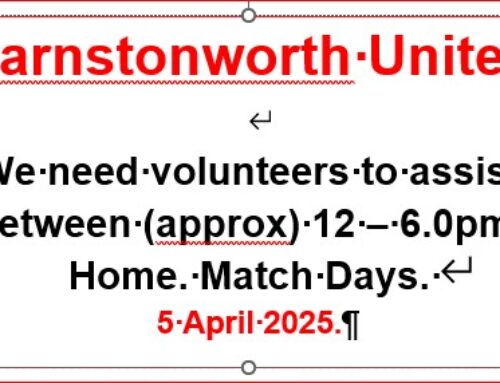 We Need You. 4 Apr 25