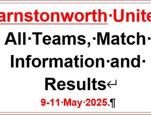 All Teams Match Day Information and Results 9 – 11 May 25 Copy