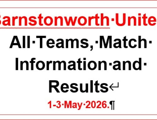 All Teams Match Day Information and Results: 1-3 May 2026