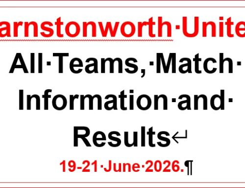 All Teams Match Day Information and Results: 19-21 June 2026