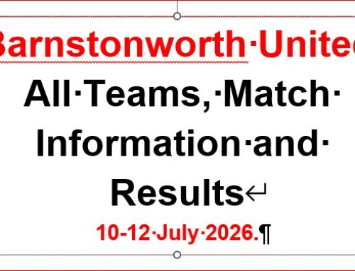 All Teams Match Day Information and Results: 10-12 July 2026